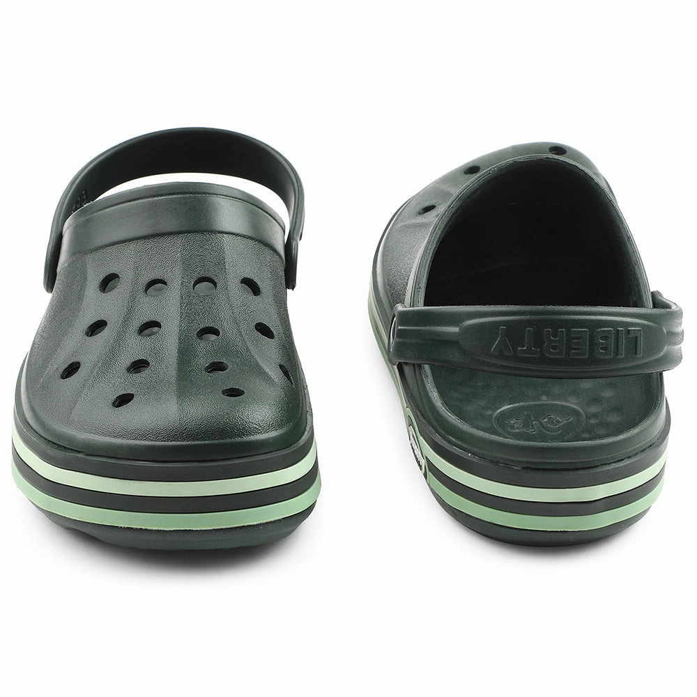 A-HA Green Casual Slingback Clogs For Men LITEWALKNR By Liberty