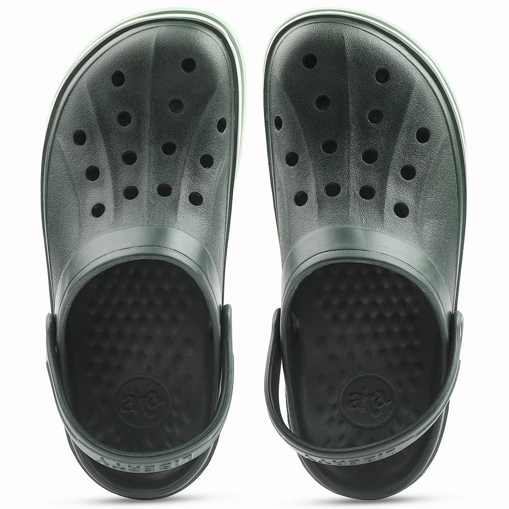 A-HA Green Casual Slingback Clogs For Men LITEWALKNR By Liberty