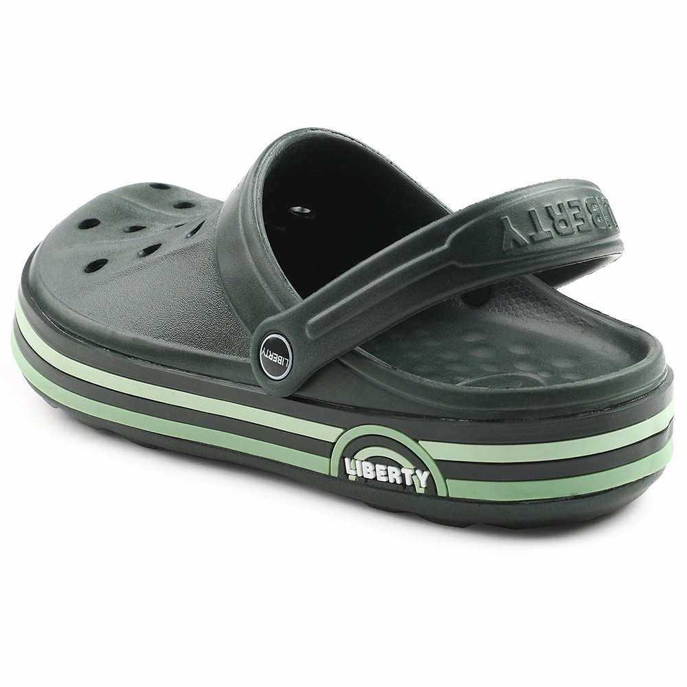 A-HA Green Casual Slingback Clogs For Men LITEWALKNR By Liberty