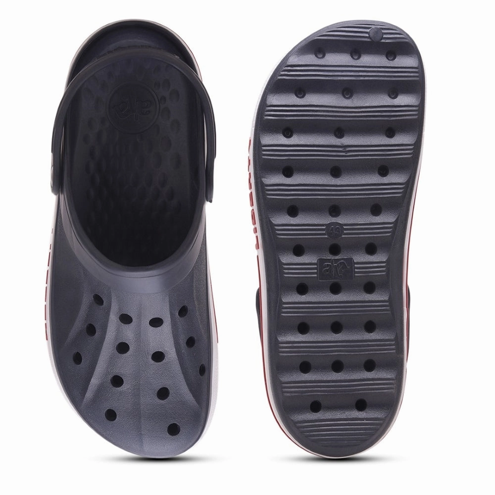 A-HA Navy Blue Casual Slip-on Clogs For Men LITEWALK By Liberty