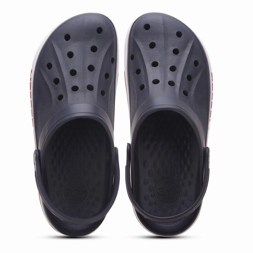 A-HA Navy Blue Casual Slip-on Clogs For Men LITEWALK By Liberty