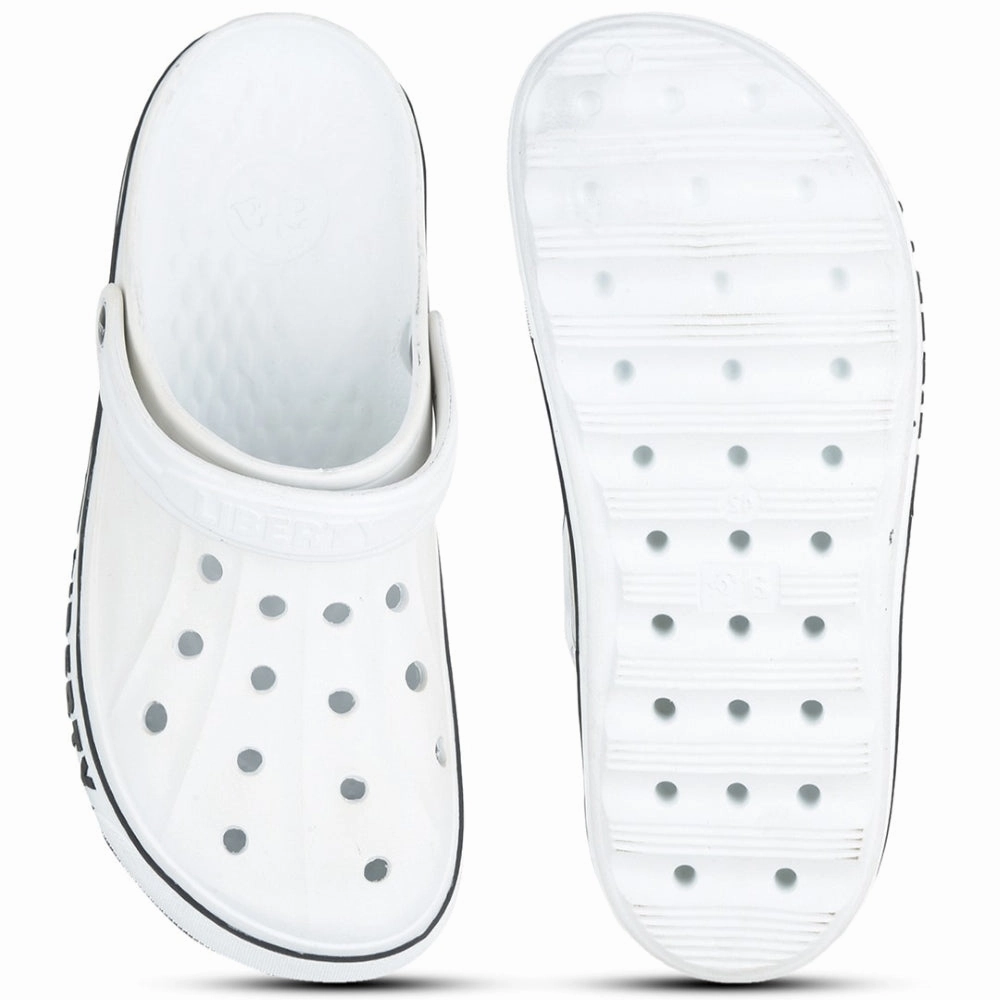 A-HA Off White Casual Slip-on Clogs For Men LITEWALK By Liberty