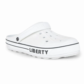 A-HA Off White Casual Slip-on Clogs For Men LITEWALK By Liberty