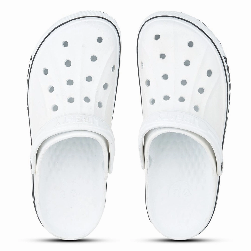A-HA Off White Casual Slip-on Clogs For Men LITEWALK By Liberty