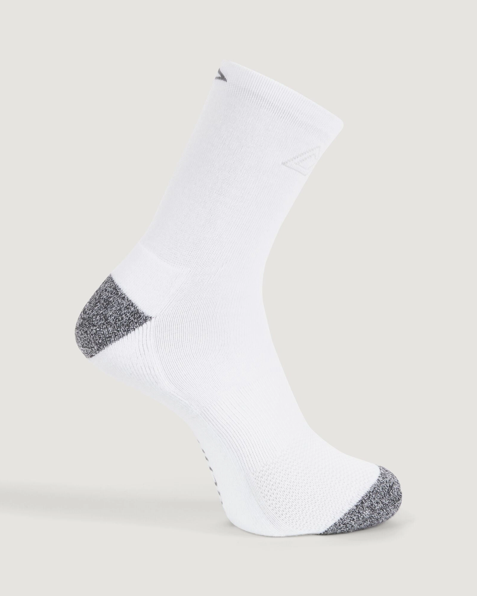 Accion driMOTION Quarter Crew Socks - 2 Pack - White/Blush Pink