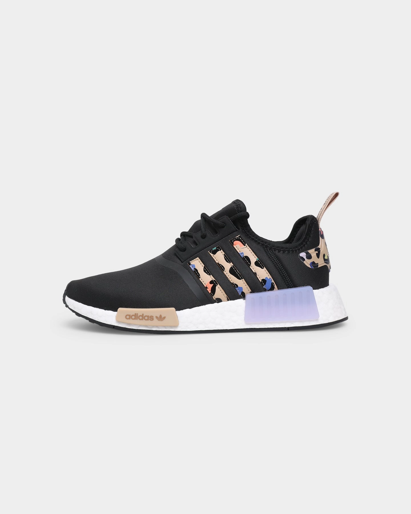 Adidas Women's NMD_R1 Core Black / Pale Nude / Purple Tint