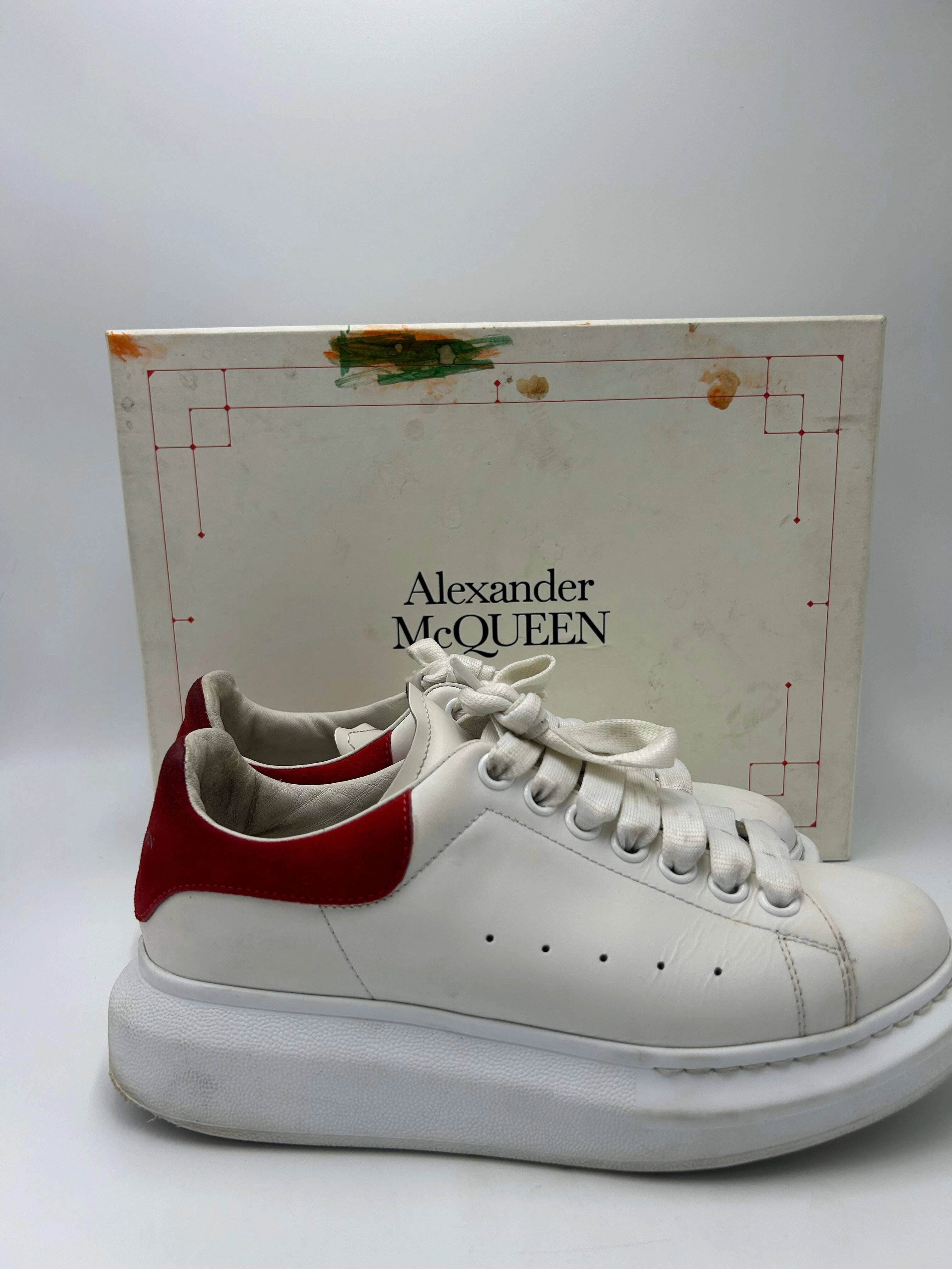 Alexander McQueen Oversized Trainers Luxury Designer Shoes Size: 7.5
