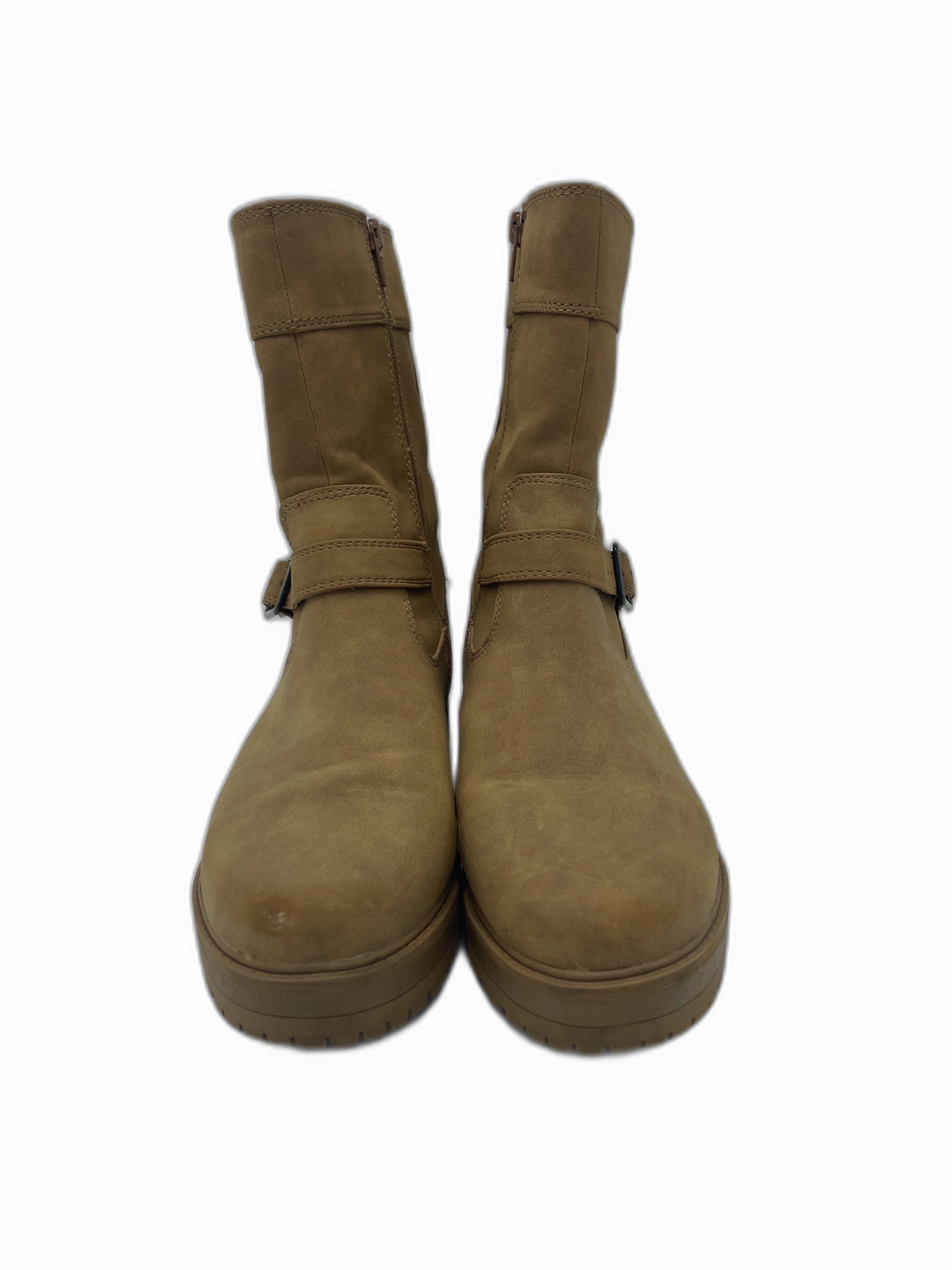 Boots Ankle Flats By Naturalizer In Tan, Size: 9