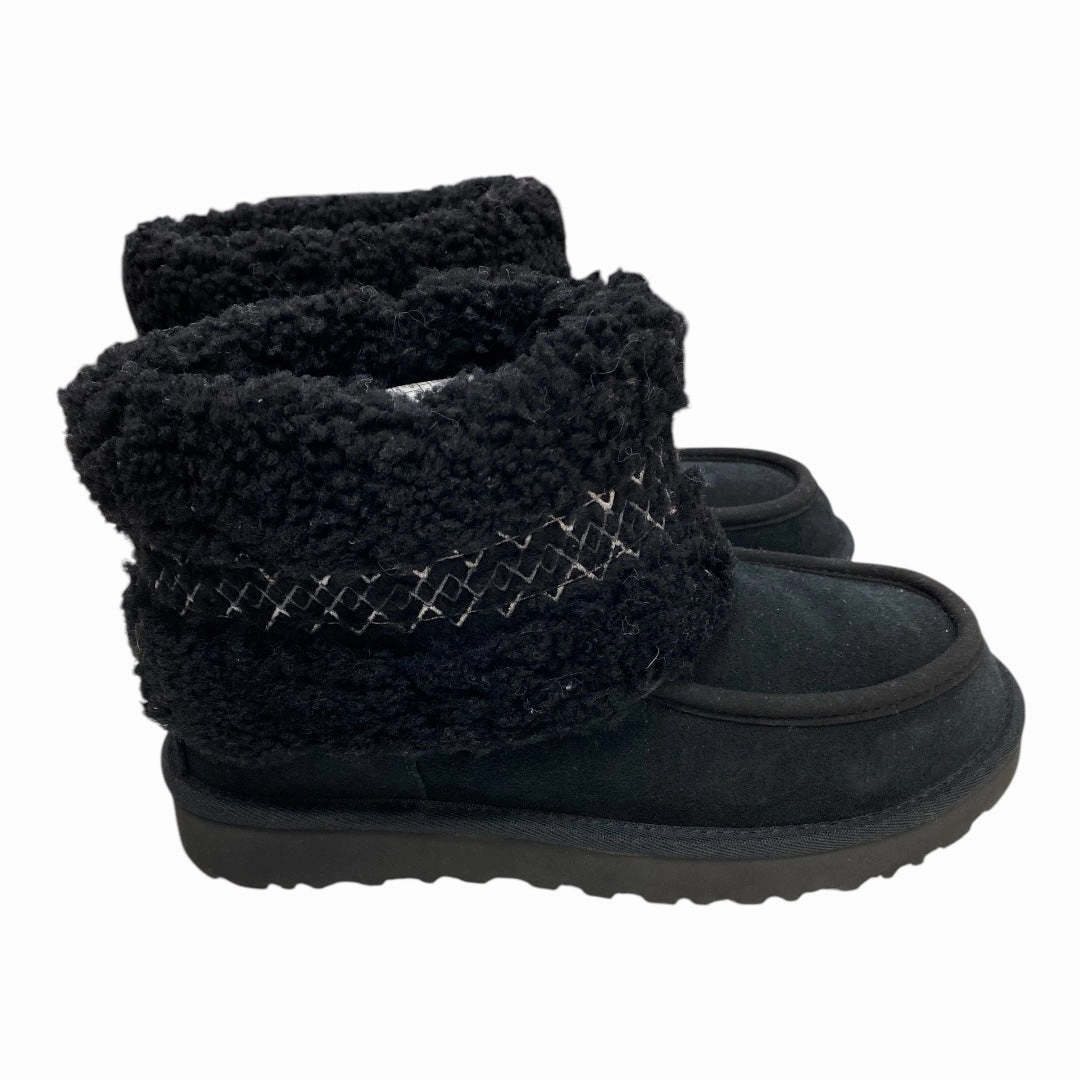 Boots Ankle Flats By Ugg In Black, Size: 7