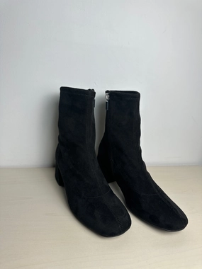 Boots Ankle Heels By A New Day In Black, Size: 8