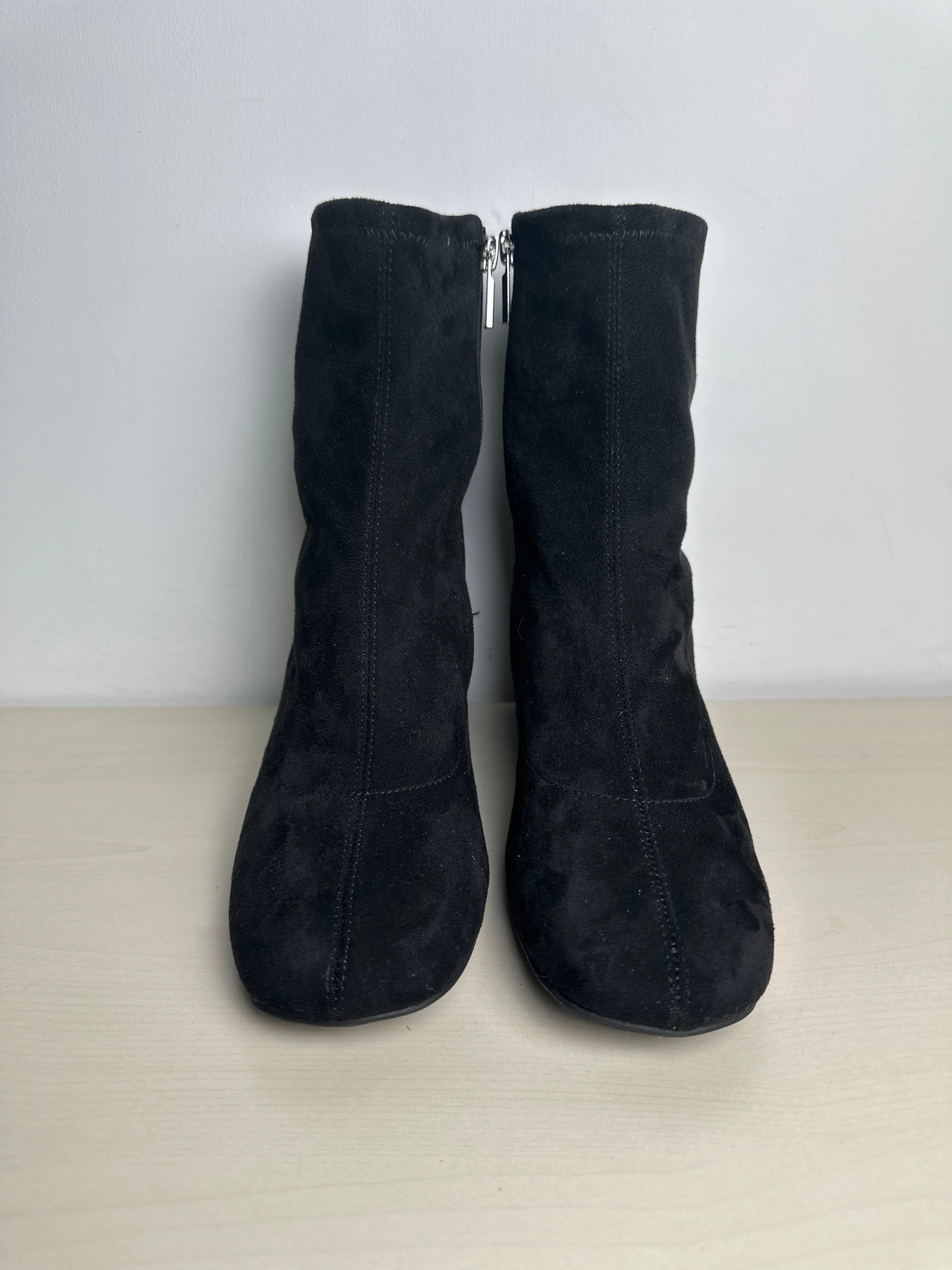 Boots Ankle Heels By A New Day In Black, Size: 8