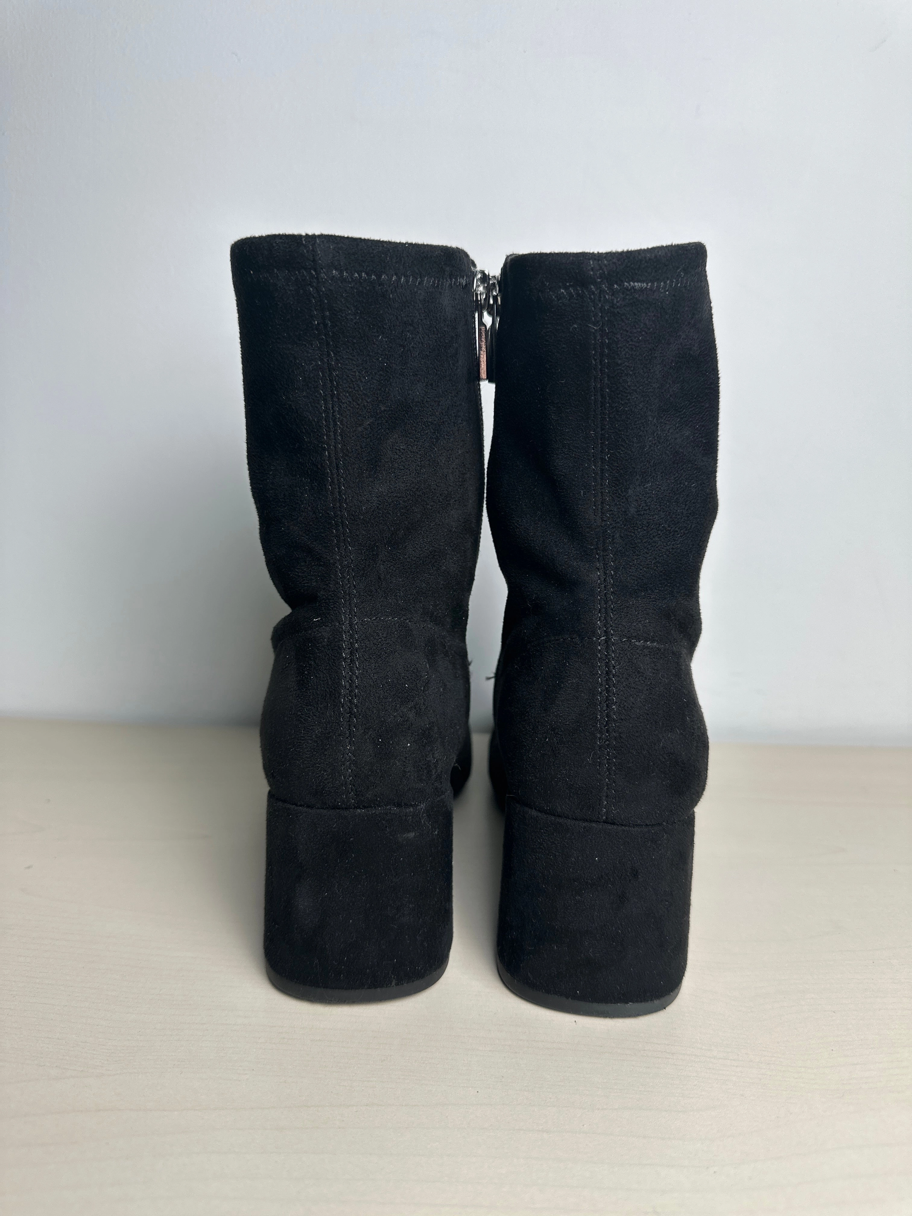 Boots Ankle Heels By A New Day In Black, Size: 8