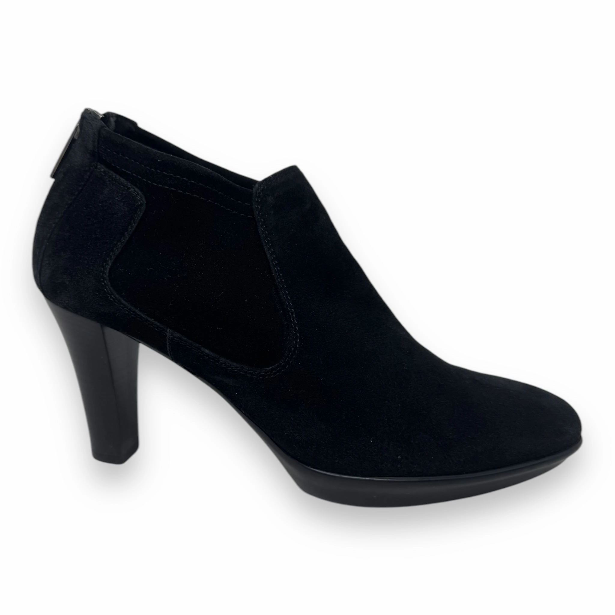 Boots Ankle Heels By Aquatalia In Black, Size: 6.5