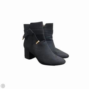 Boots Ankle Heels By Avon In Black, Size: 7