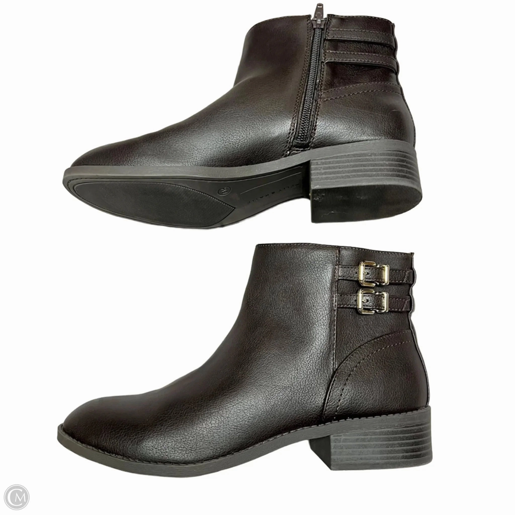 Boots Ankle Heels By Kelly And Katie In Brown, Size: 8