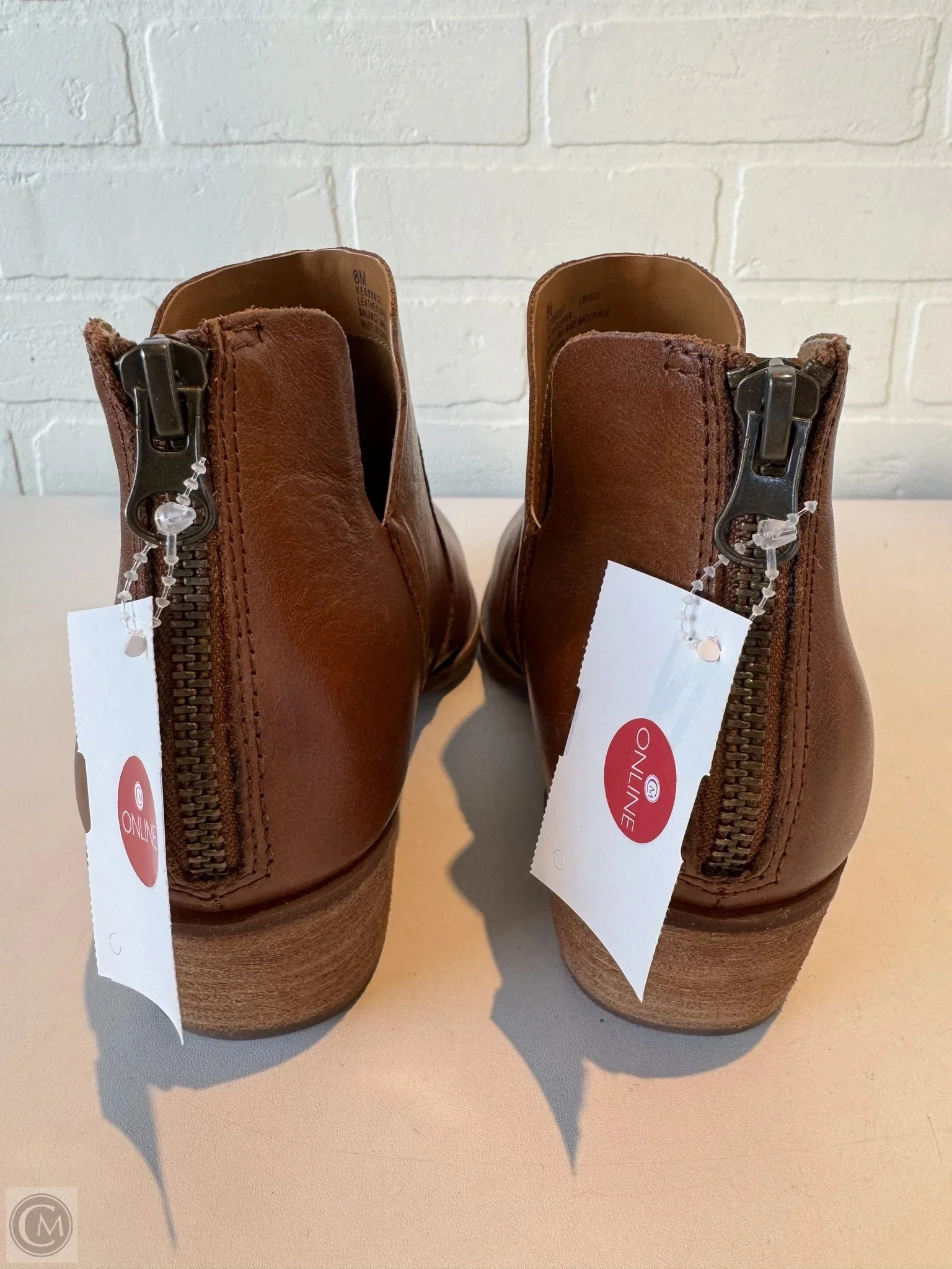Boots Ankle Heels By Kork Ease In Brown, Size: 8