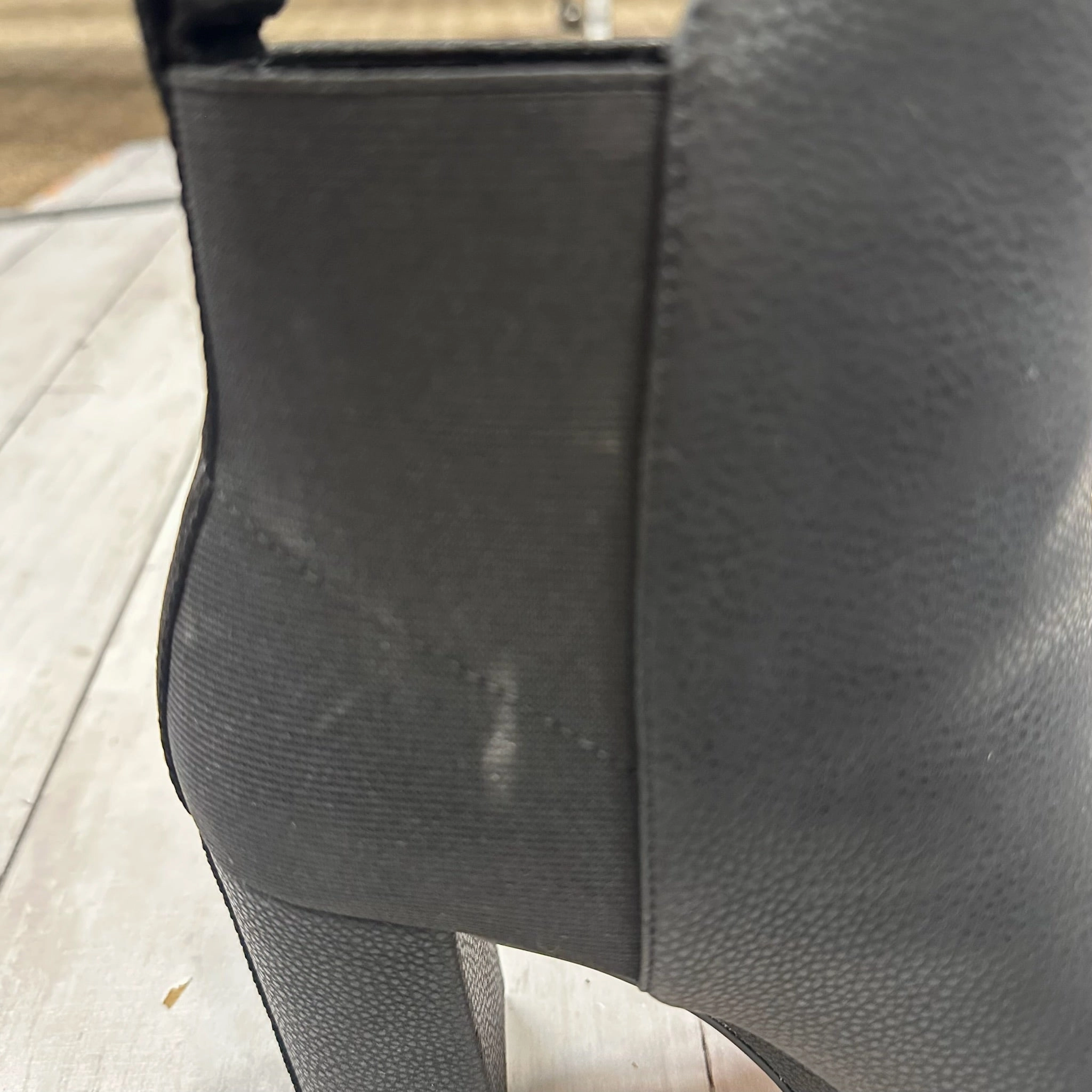 Boots Ankle Heels By Mix No 6 In Black, Size: 7