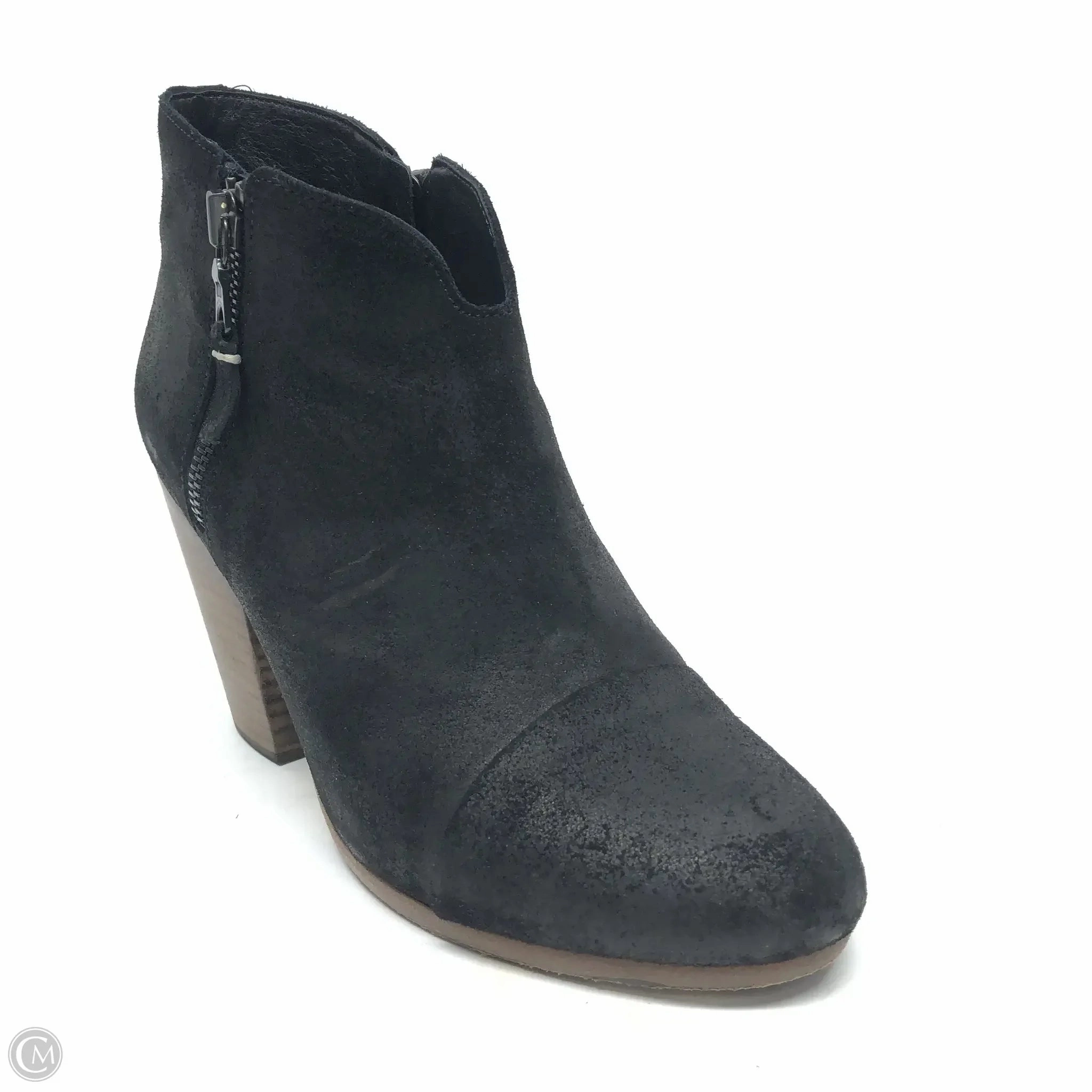 Boots Ankle Heels By Rag And Bone In Black, Size: 6.5