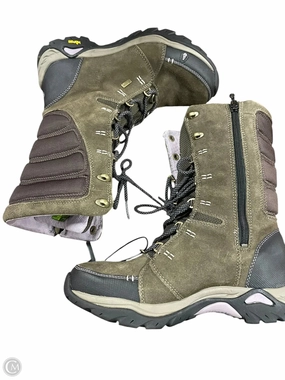 Boots Hiking By Clothes Mentor In Green, Size: 7.5