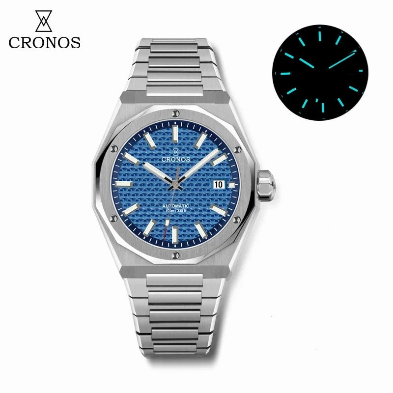 Cronos 39mm Skyline PT5000 Men Watch L6028