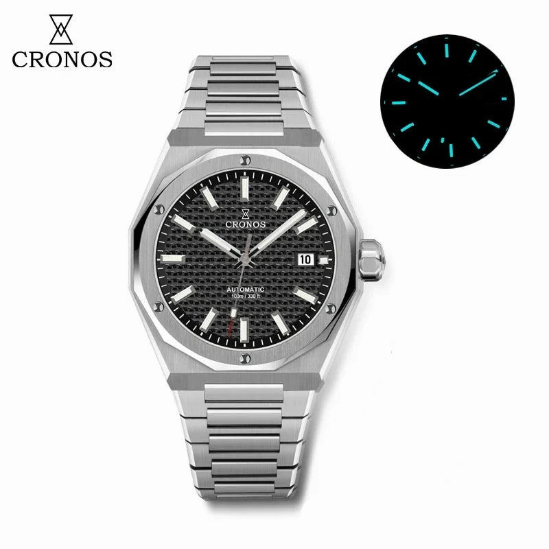 Cronos 39mm Skyline PT5000 Men Watch L6028