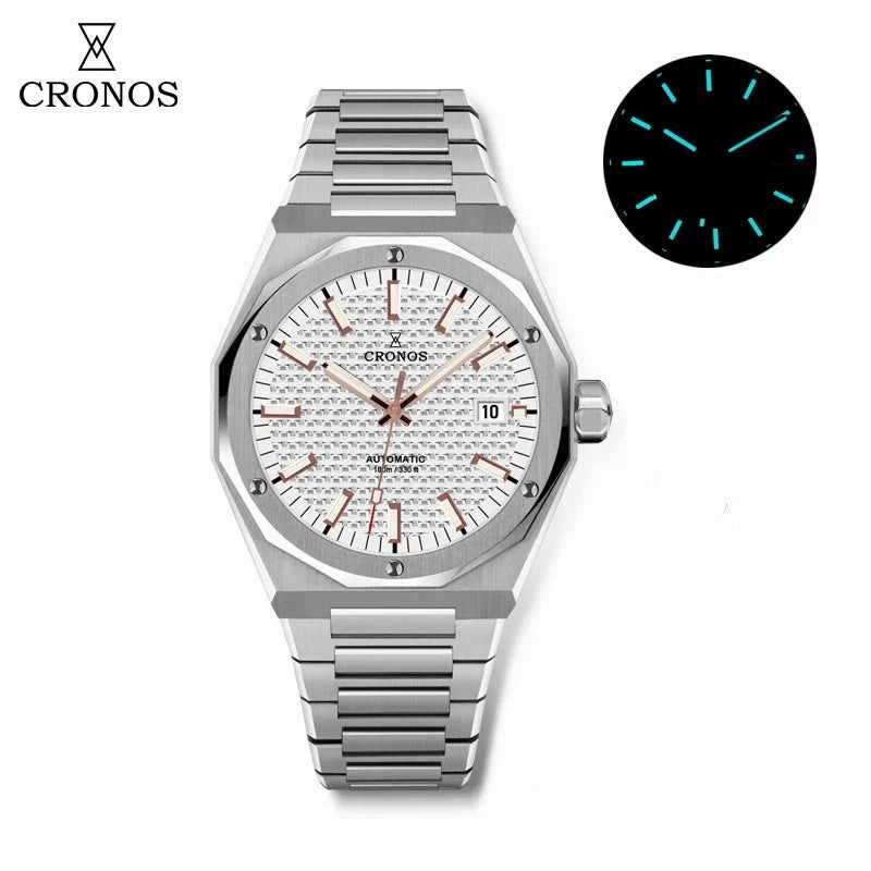 Cronos 39mm Skyline PT5000 Men Watch L6028