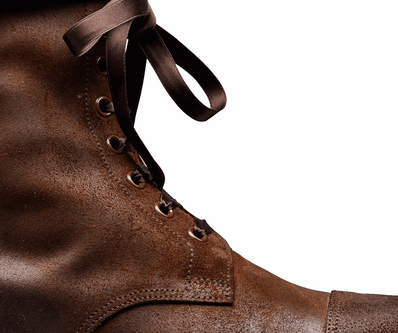 Ella Dark Brown Rough-Out Suede