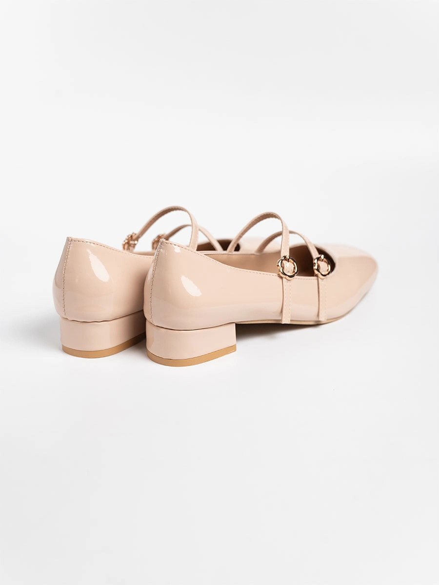 Fiore Mary Jane Glossy Straps