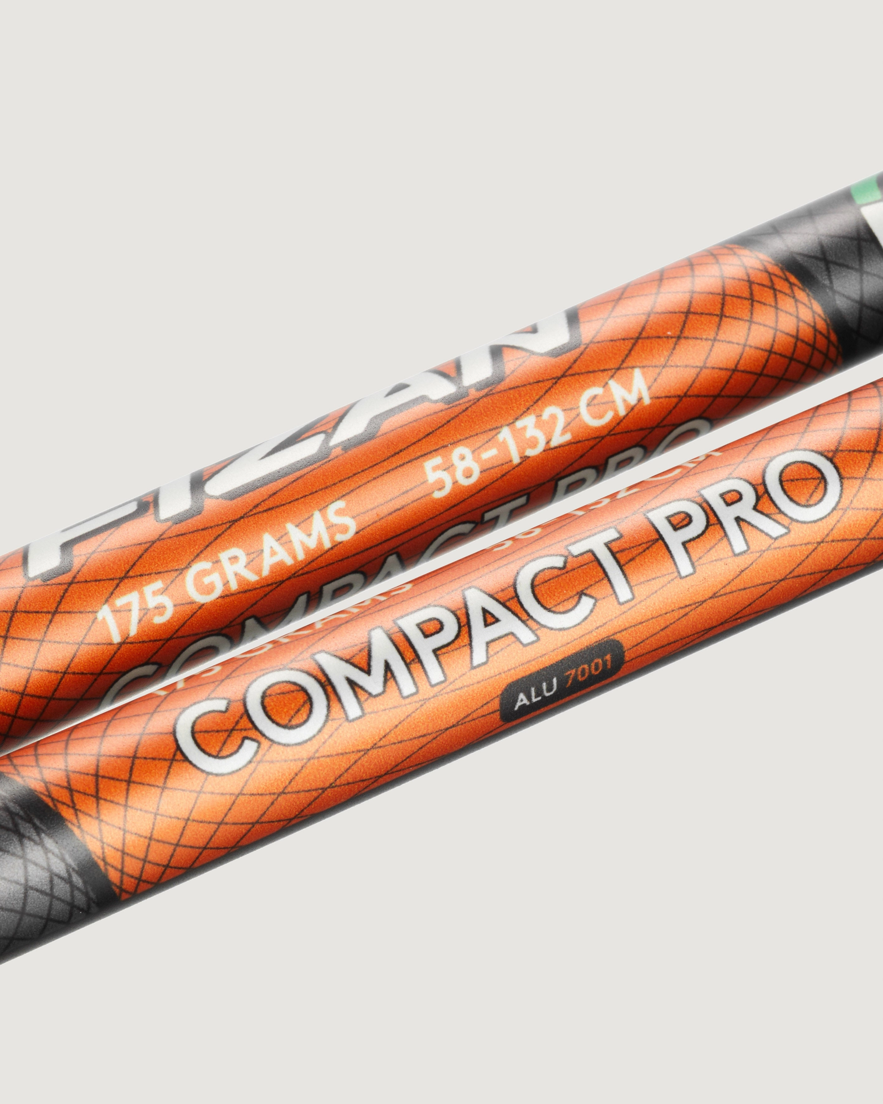 Fizan Compact Pro Pole Pair - Orange