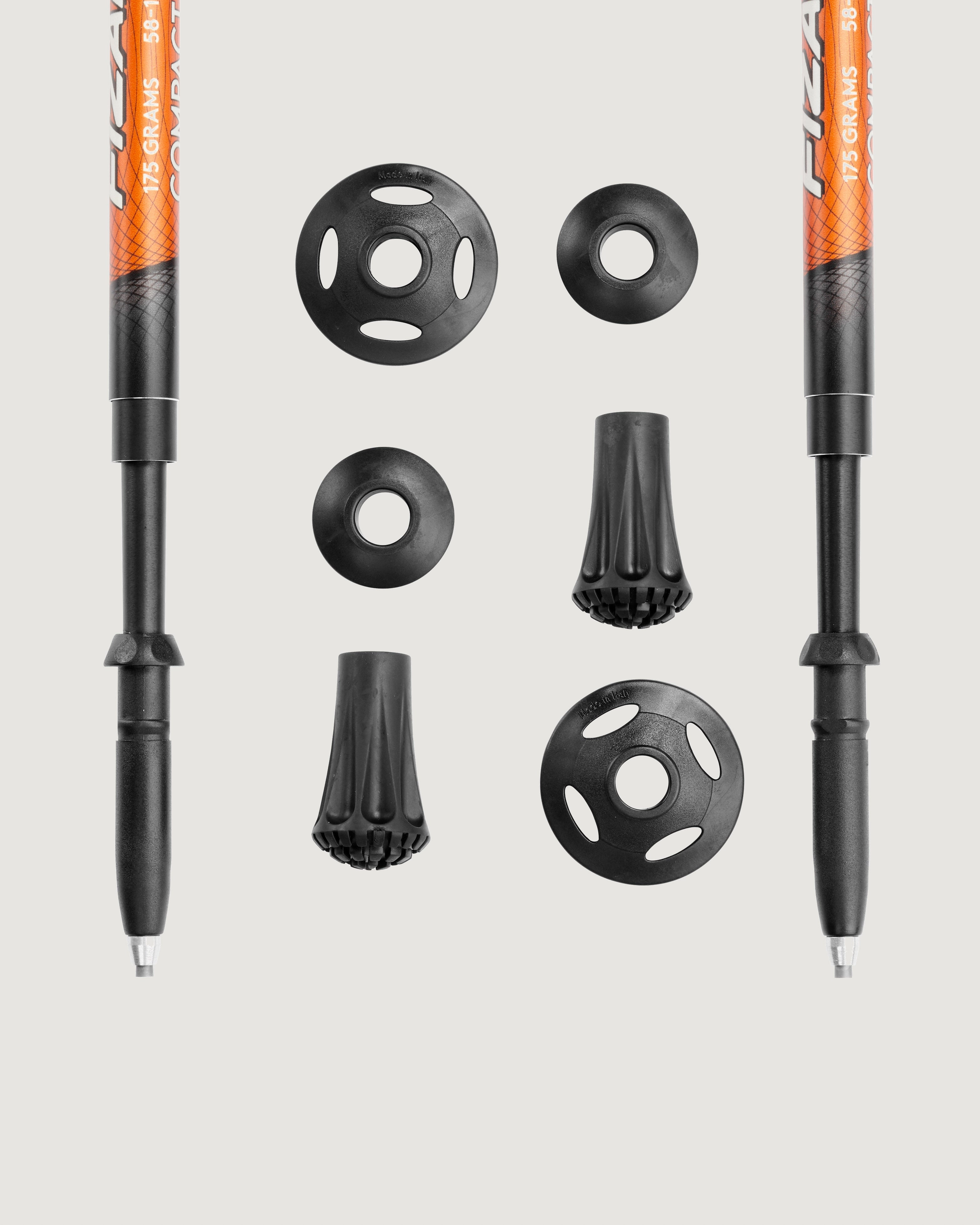 Fizan Compact Pro Pole Pair - Orange