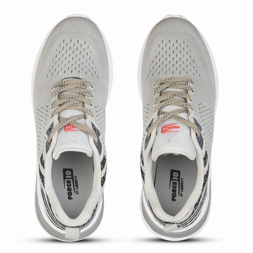 Force10 Sports Lacing For Men (L.Grey) DAWSON By Liberty