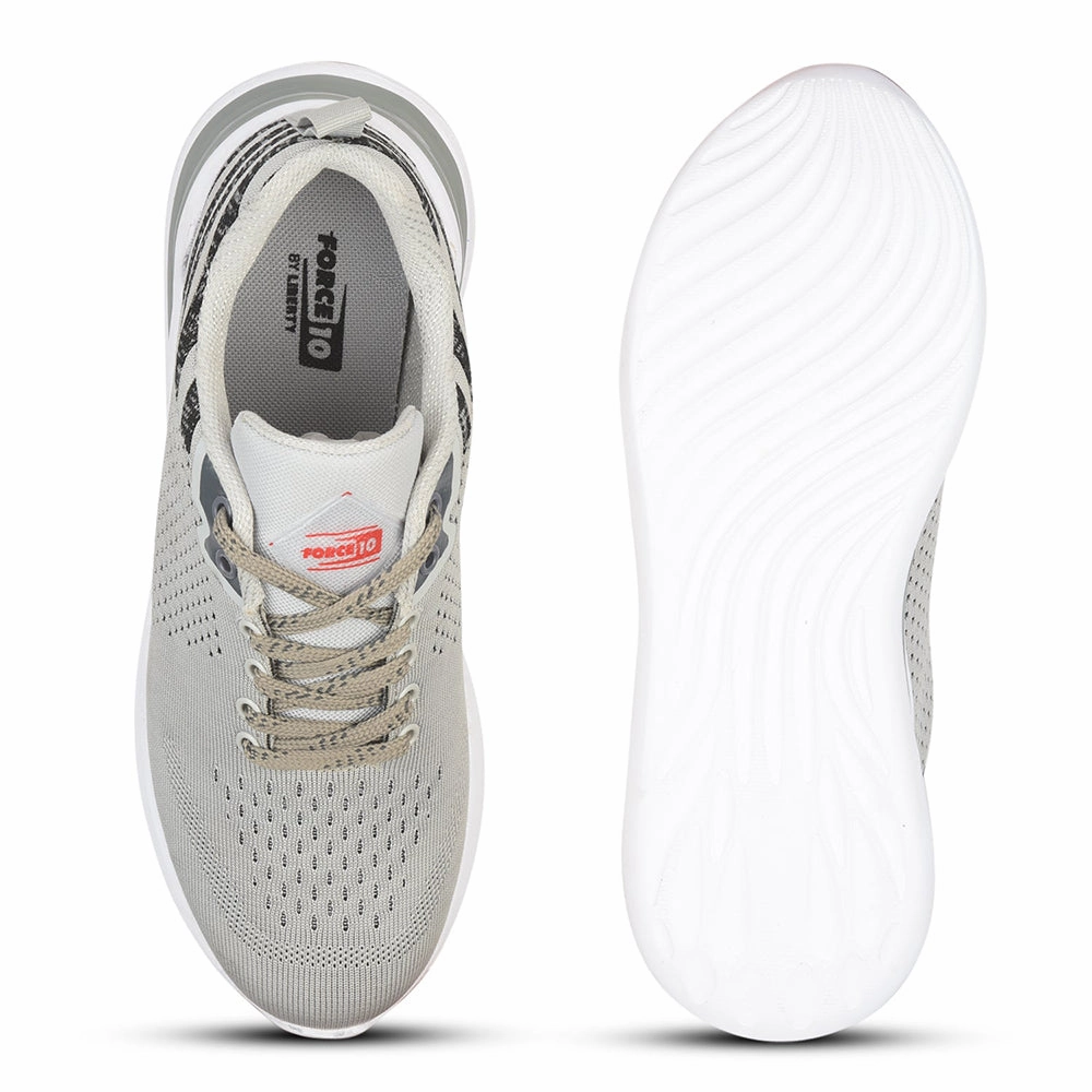 Force10 Sports Lacing For Men (L.Grey) DAWSON By Liberty