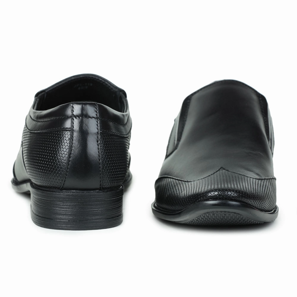 Fortune (Black) Wingtip Loafer Shoes For Men JPL-119 By Liberty