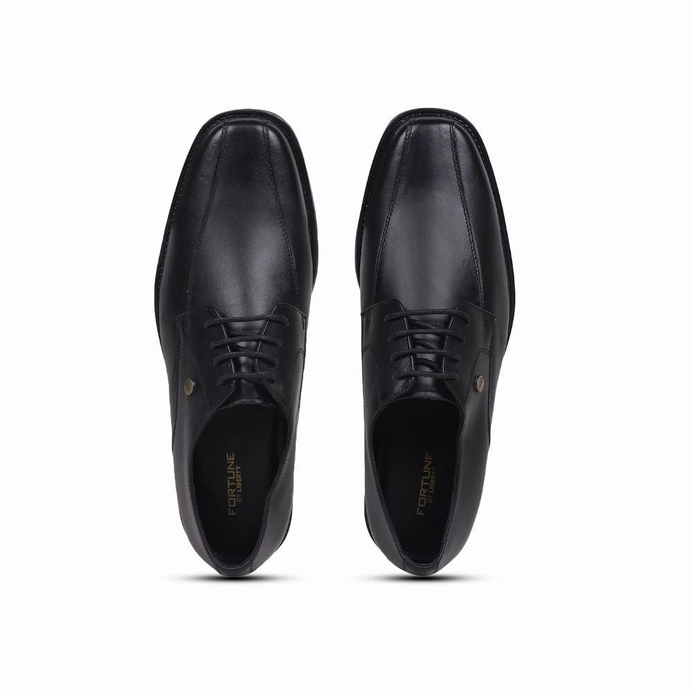 Fortune By Liberty Men ECO-01E Black Formal Lacing Shoes