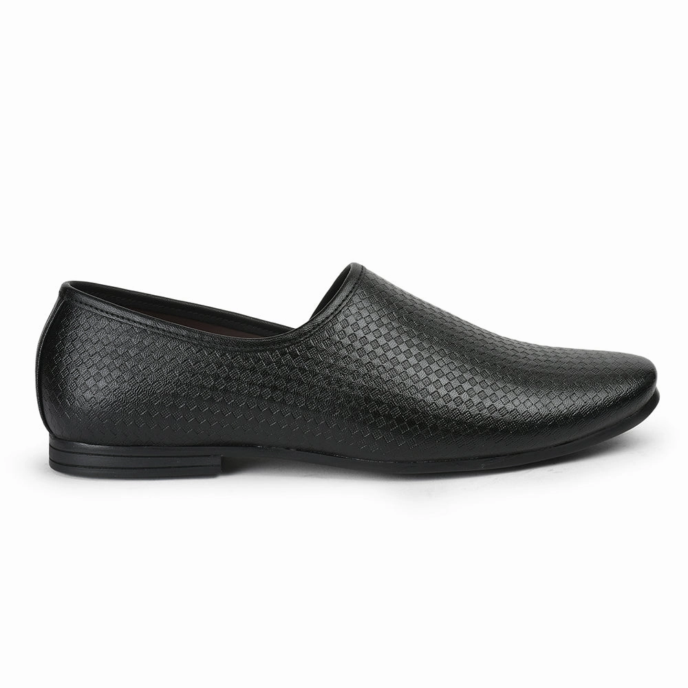Fortune By Liberty Men VCL-47 Black Casual Non Lacing Shoes