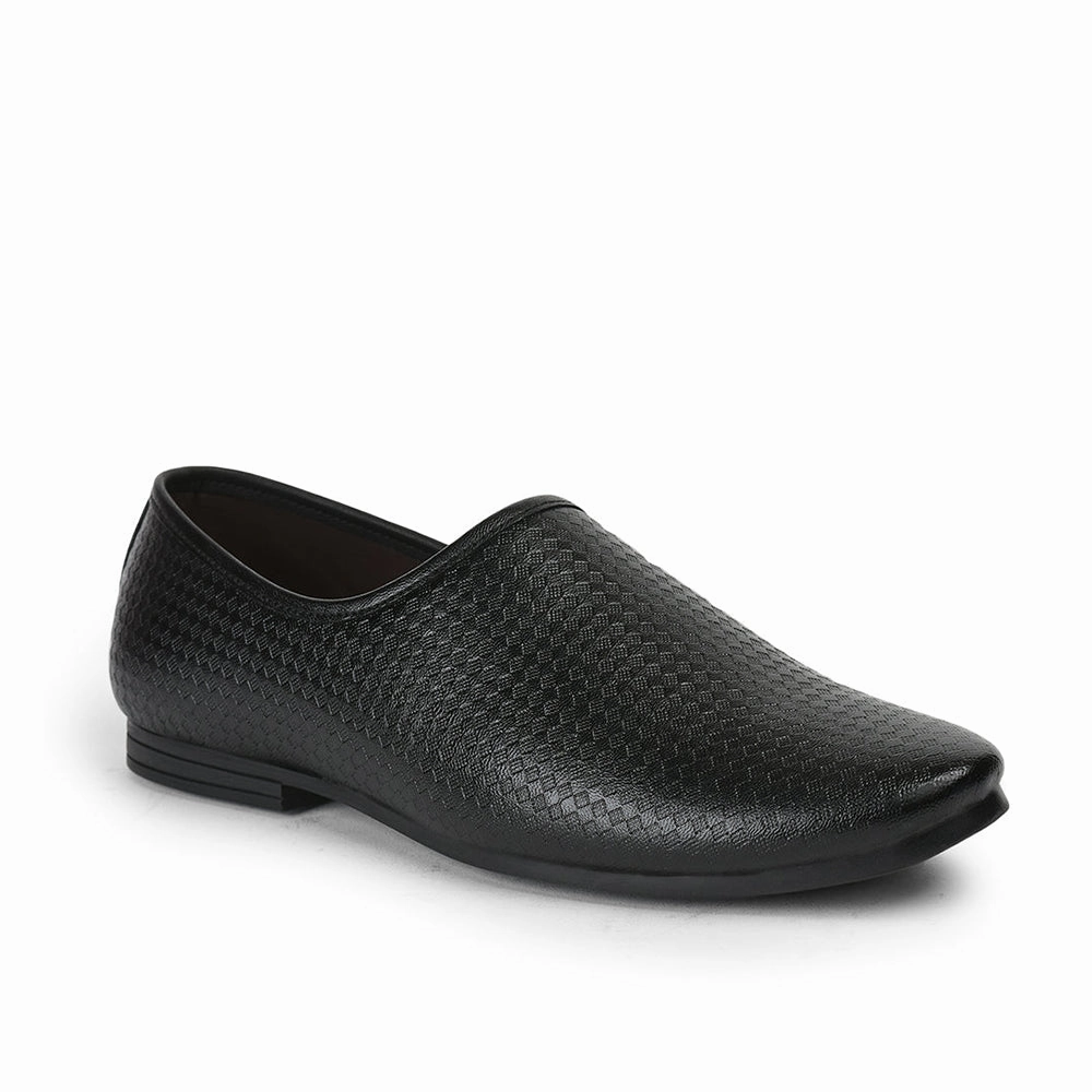 Fortune By Liberty Men VCL-47 Black Casual Non Lacing Shoes