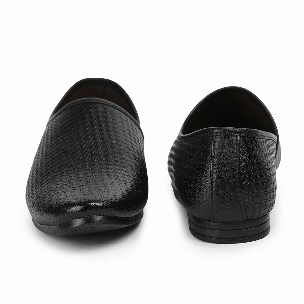Fortune By Liberty Men VCL-47 Black Casual Non Lacing Shoes