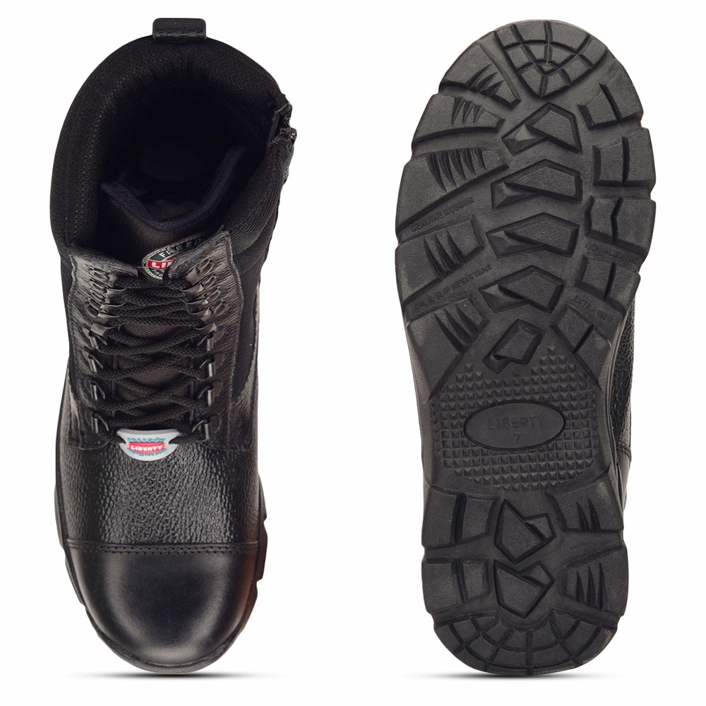 Freedom Casual (Black) Defence DMS Boot with ZIP PARACOM-01 By Liberty