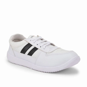 Freedom Casual White Lacing Shoes For Men JUMP-02 By Liberty