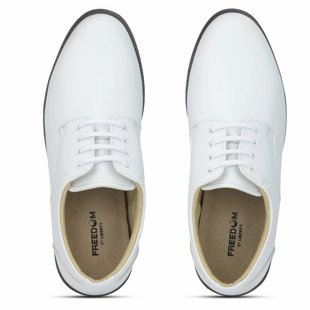 Freedom Formal White Defence Navy Shoes 5238-219MF By Liberty