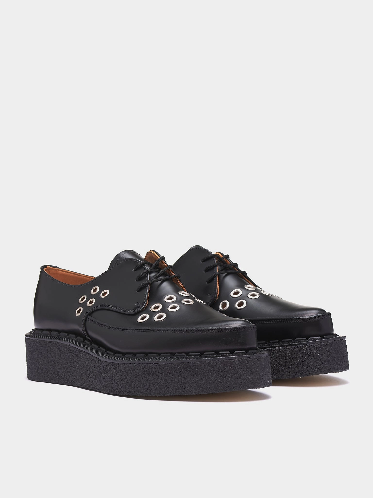 George Cox Diano Creepers (PO-K102-BLACK)