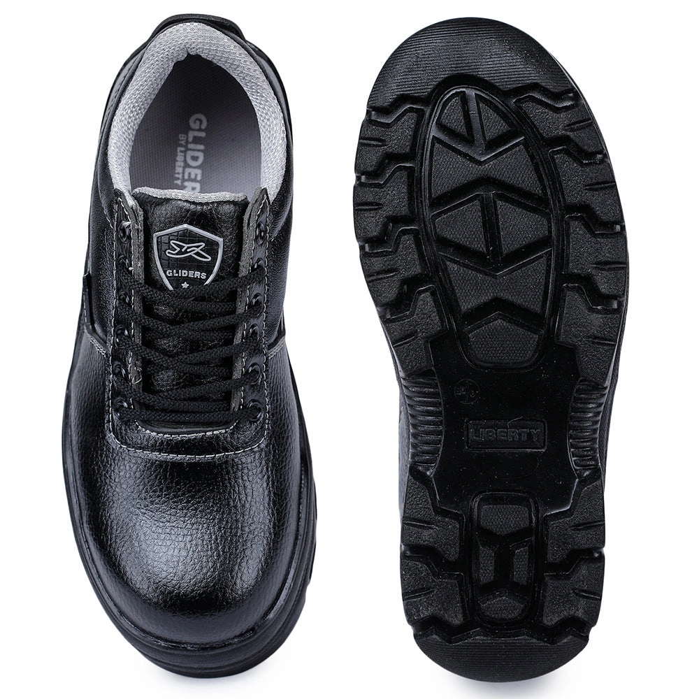 Gliders (Black) Casual Lace Up Shoes For Men ROUGFTR-CT By Liberty