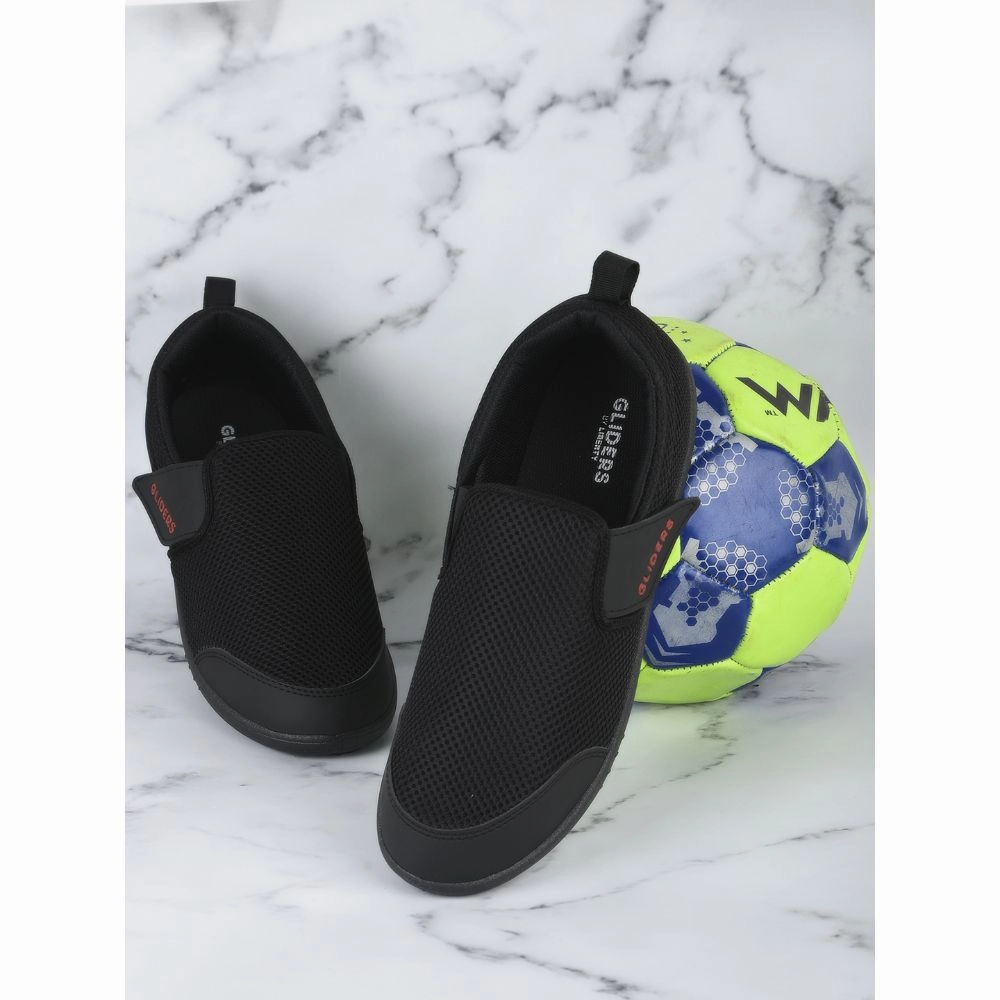 Gliders (Black) Casual Slip on Shoes For Men BUMPER By Liberty