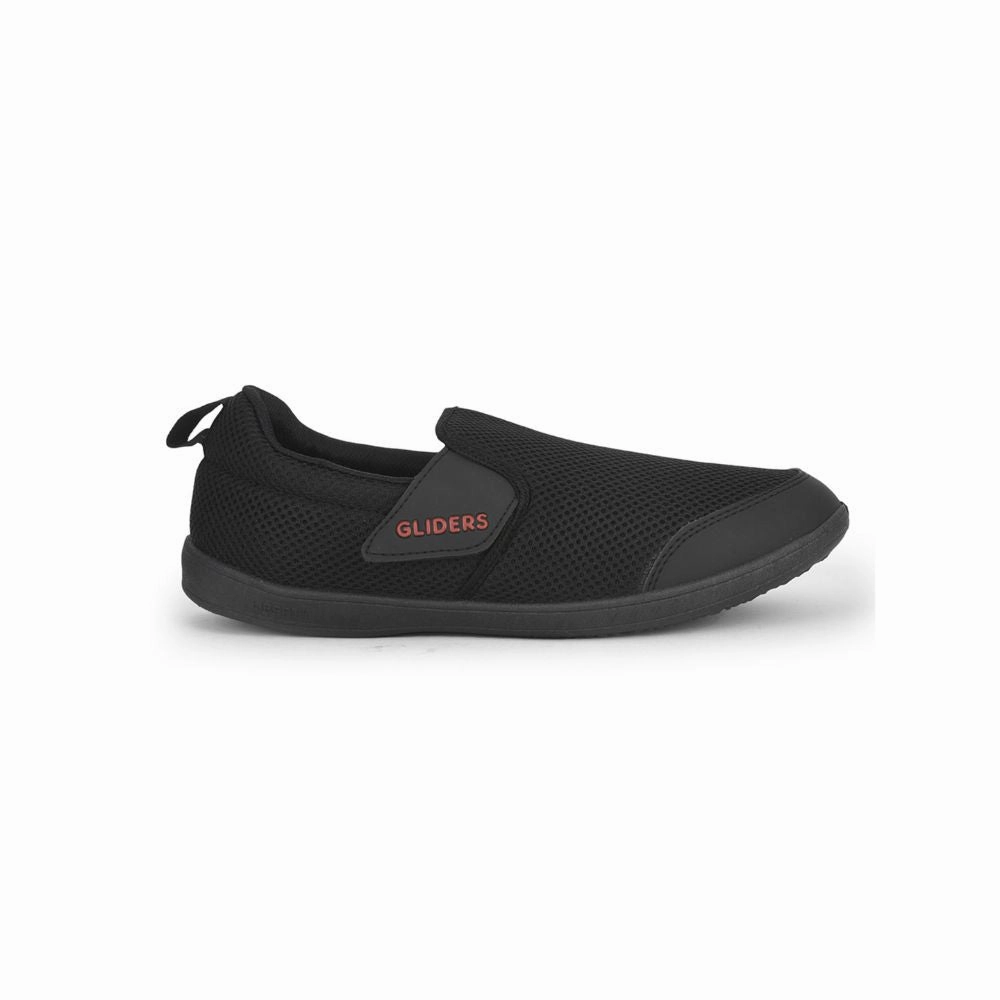 Gliders (Black) Casual Slip on Shoes For Men BUMPER By Liberty