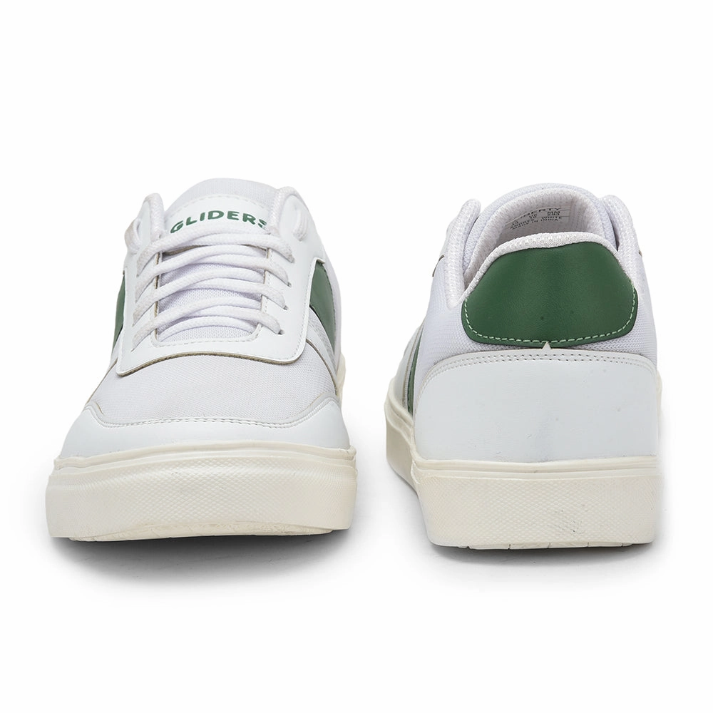 Gliders Casual White Lacing Sneakers For Men ANDRES By Liberty