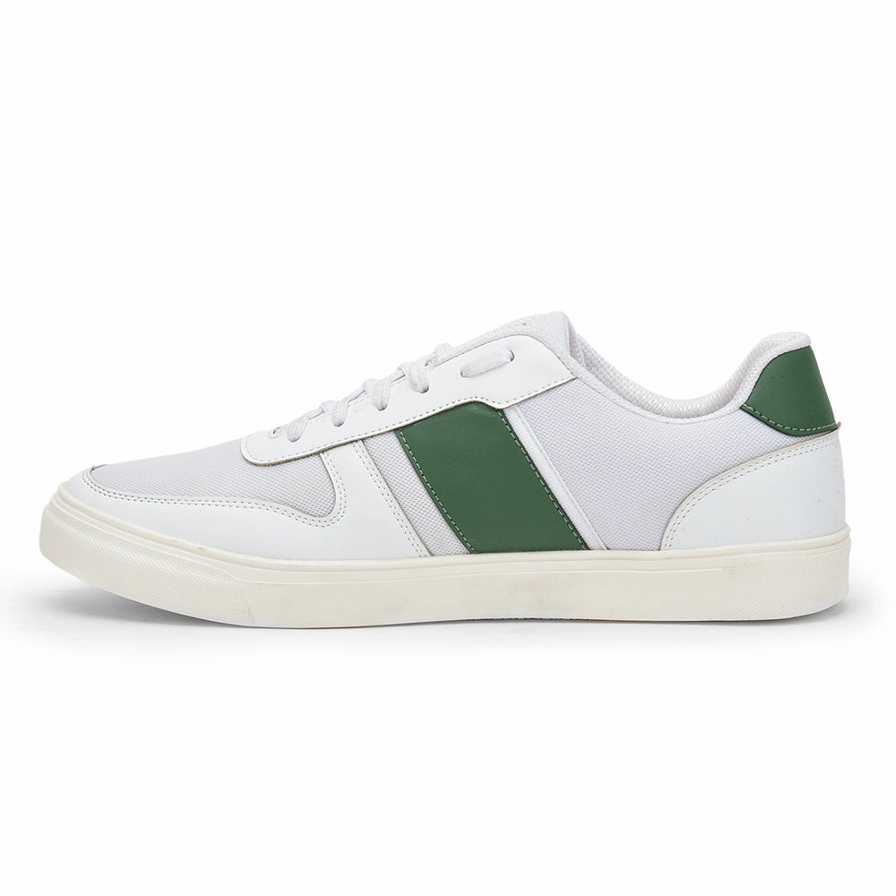 Gliders Casual White Lacing Sneakers For Men ANDRES By Liberty