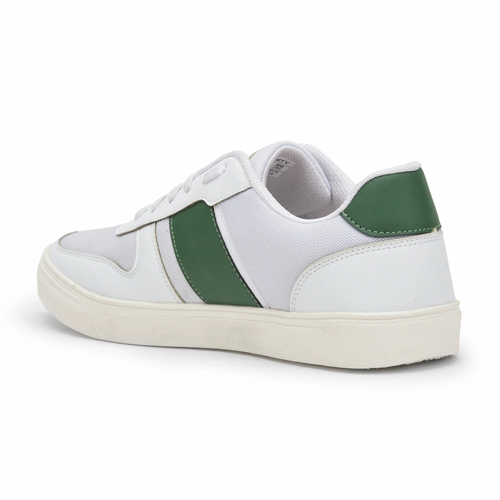 Gliders Casual White Lacing Sneakers For Men ANDRES By Liberty
