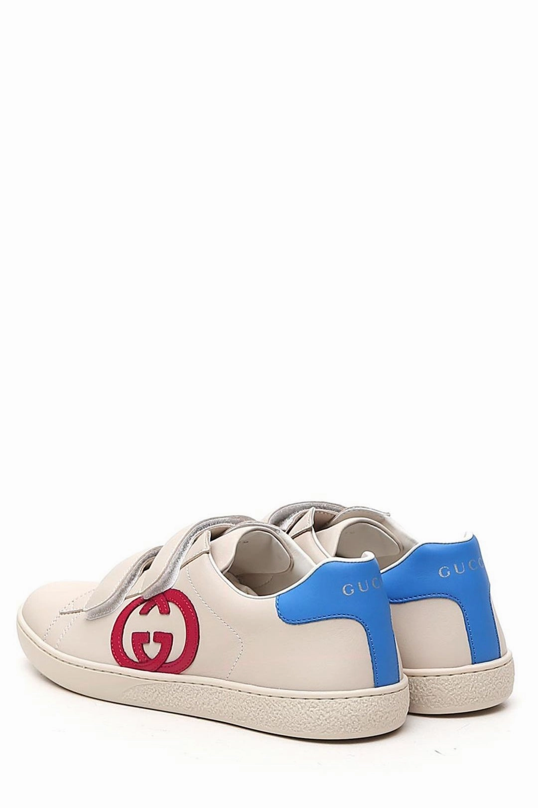 Gucci Kids Ace Strapped Sneakers