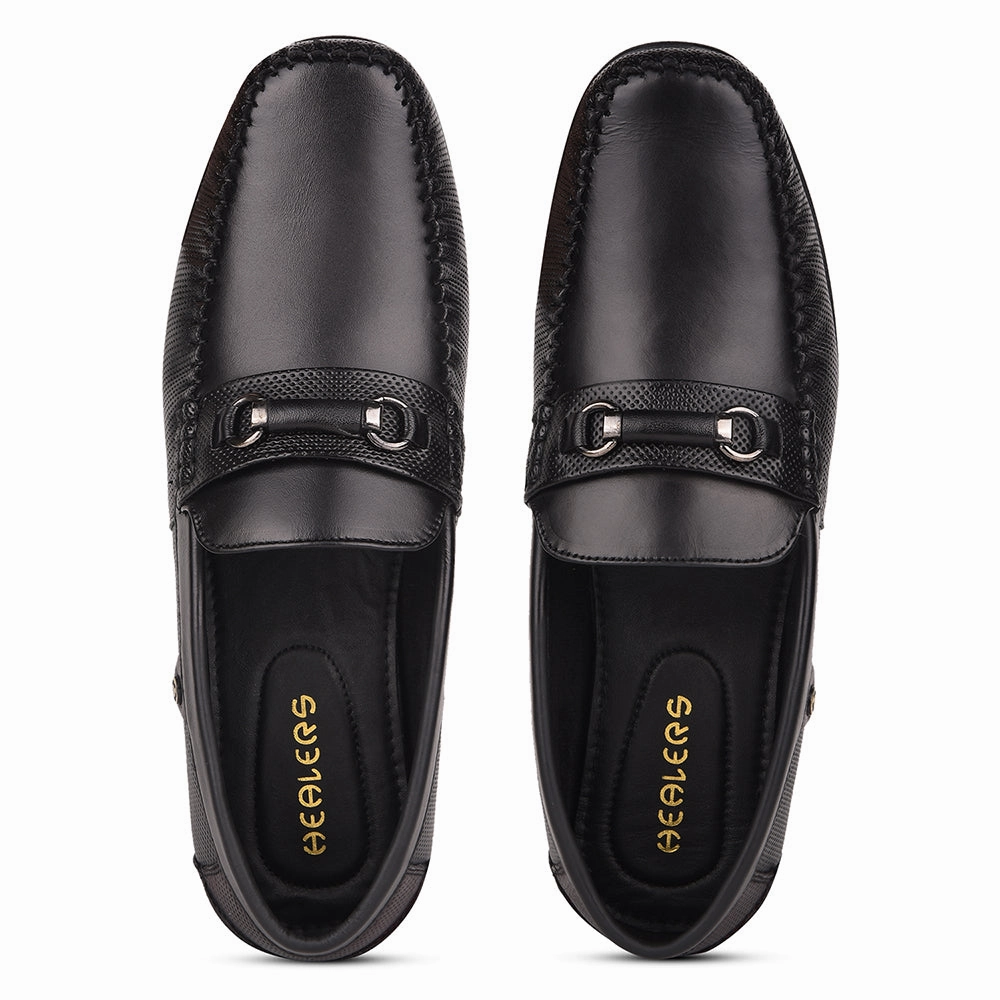 Healers By Liberty OSL-31 Casual Laofers For Men - Black