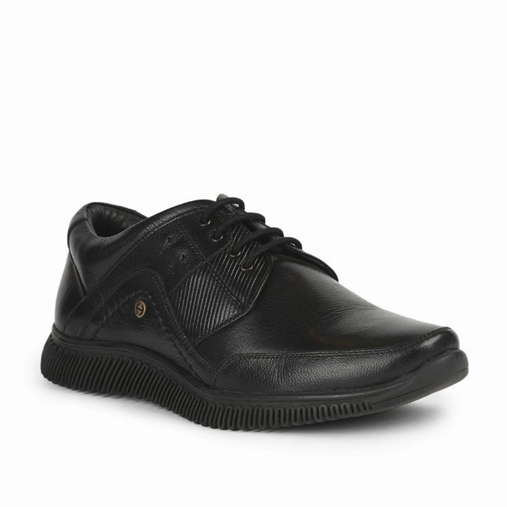 Healers Casual (Black) Lacing Shoes For Men UVL-101 By Liberty